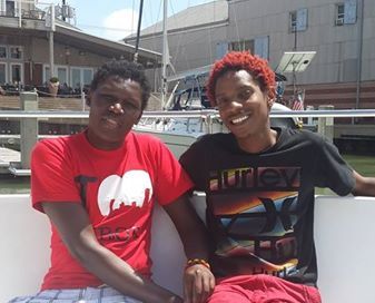 Photo Of Eric Omondi and Owago Onyiro In The United States