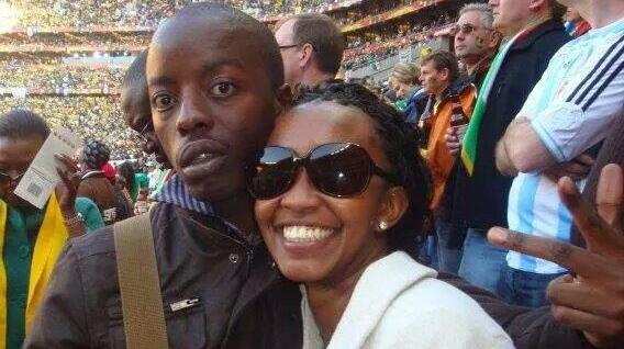Photo Of Raila Odinga’s Son In Brazil For The World Cup