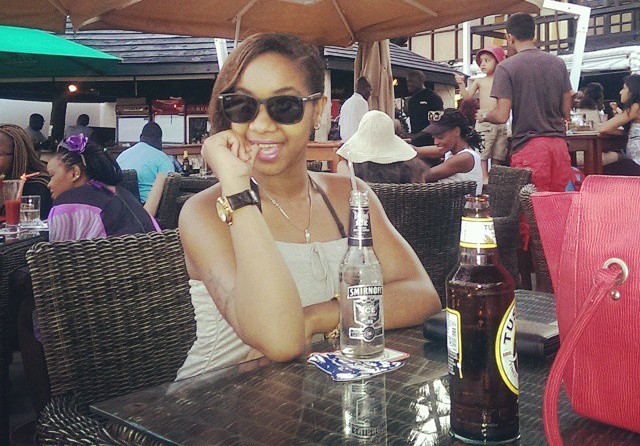 Photo Of Vanessa Chettle Partying In Mombasa Plus Weed Is Involved