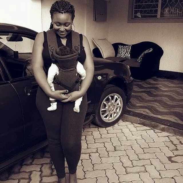 Adorable Photo Of Betty Kyalo Holding Her Daughter