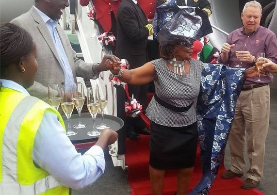 Orie Rogo Manduli Receives 3rd Kenya Airways Dreamliner (Photos)
