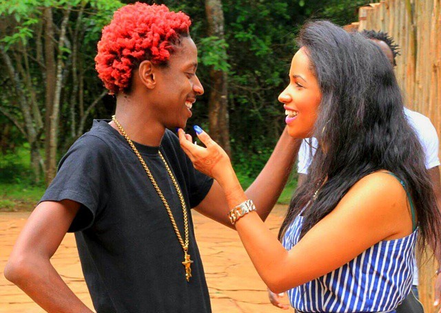 Eric Omondi and Italian Girlfriend Spotted Kissing