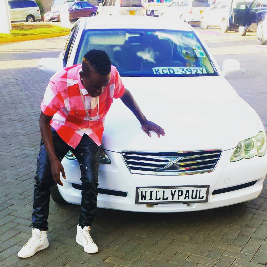 Willy Paul Gets Himself A Brand New Ride Plus Customized Number Plates