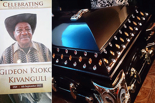 Sonko’s Dad Buried In Diamond and Gold Encrusted Casket
