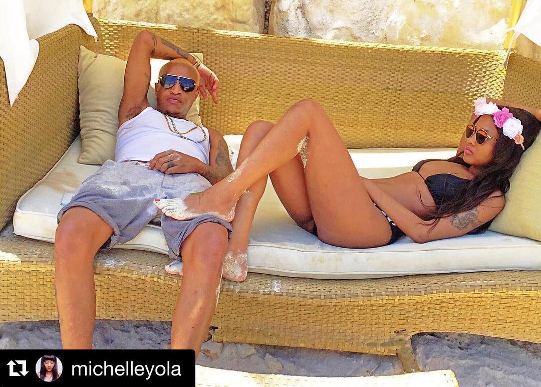 PHOTOS: Prezzo and Hot Girlfriend Michelle Out In Diani