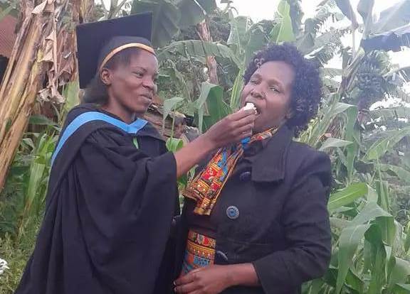Employer Who Helped Househelp Get A Degree (PHOTOS)