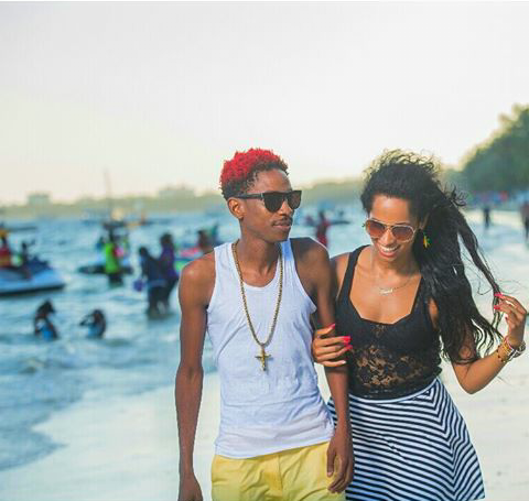 PHOTOS: Eric Omondi Hanging Out With His In-Laws At The Beach