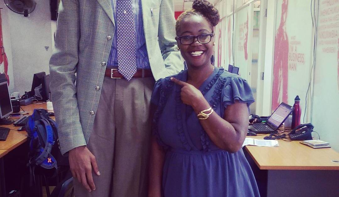 Kalekye Mumo Meets The Tallest Man In Kenya