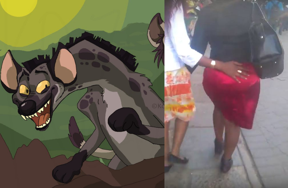 Lady Caresses Another Woman’s Behind In The Streets Of Nairobi