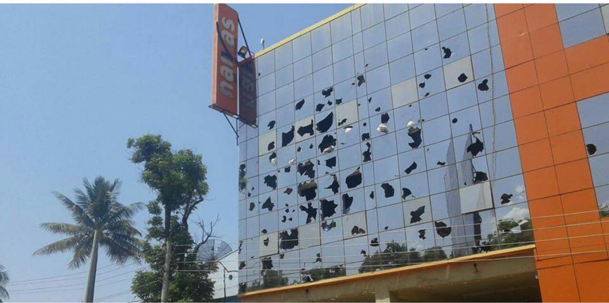 Naivas Kisumu Damaged By Cord Protestors (PHOTOS)