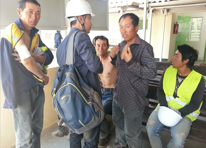 These Chinese SGR Workers Were Attacked And Beaten Up By Narok Youth