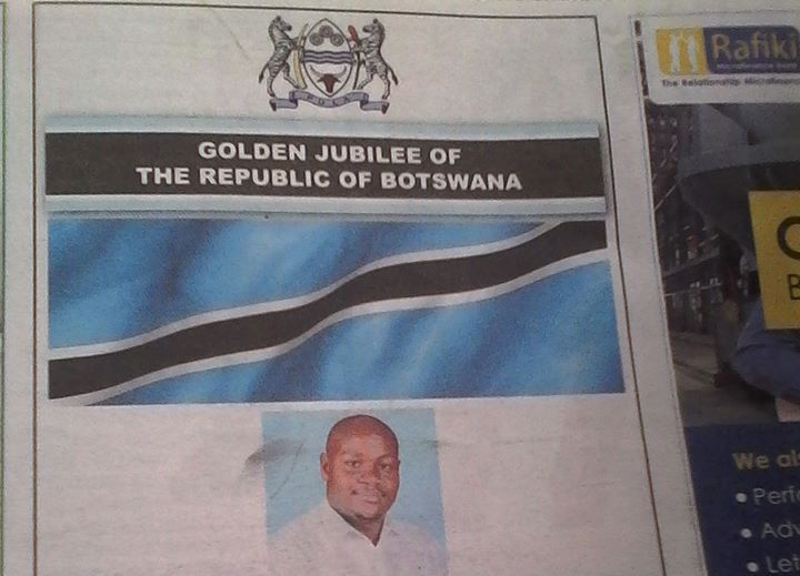 This Luo Man Just Splashed Money On Newspaper Advert To Congratulate Botswana