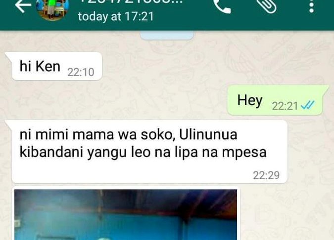Forget The Orange Customer Care Guy, Mama Wa Kibandaski Sends Flirtatious Text To This Guy