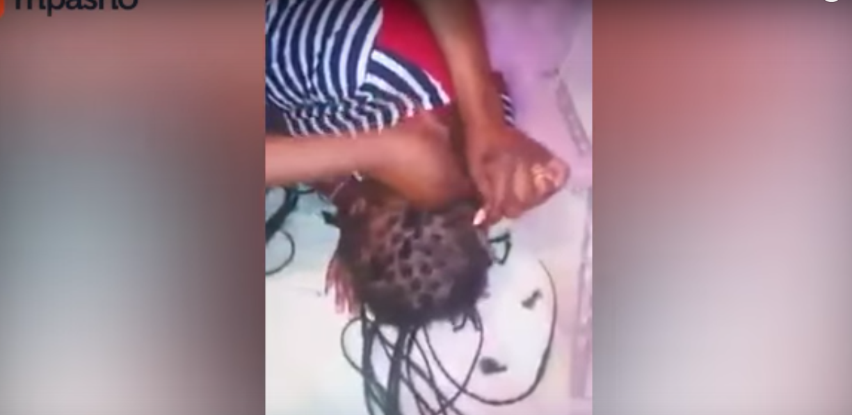 VIDEO: Woman Shaves Husband’s Mistress Hair With Kitchen Knife