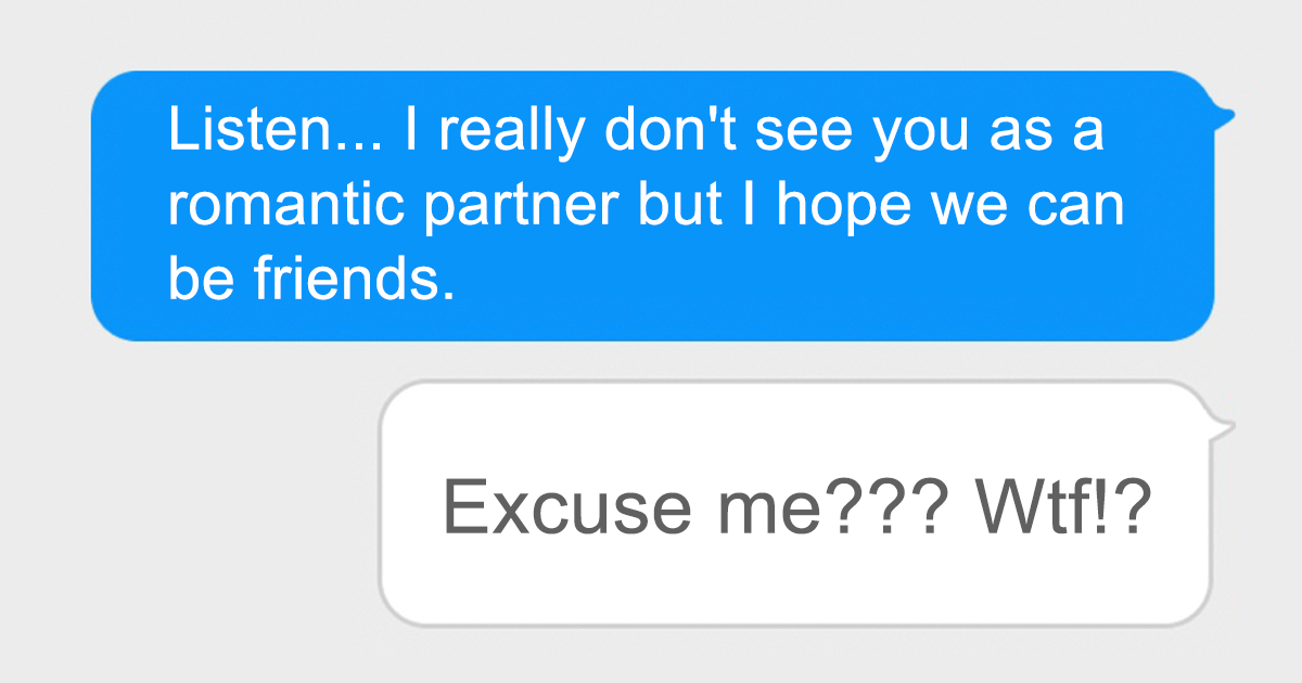 After First Date Girl Asks Guy If They Could Just Be Friends, Guy’s Response Takes Her By Surprise