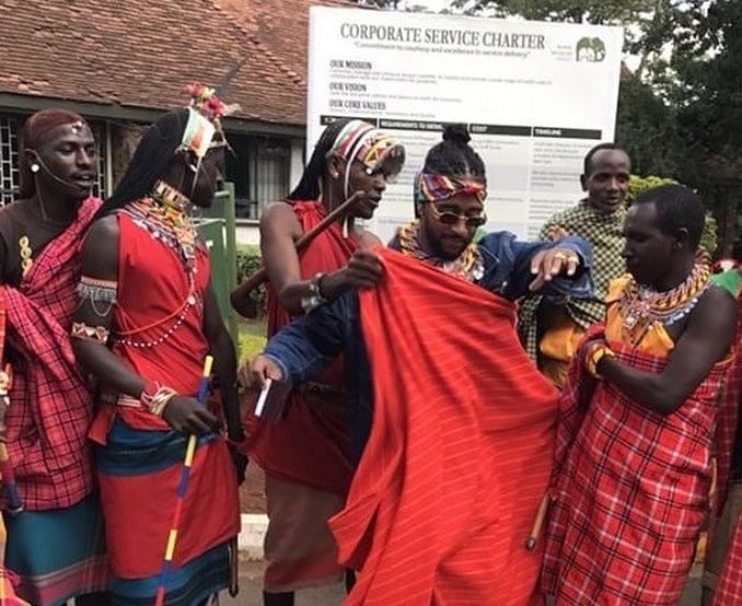 What Omarion Said After Being Crowned A Maasai Warrior
