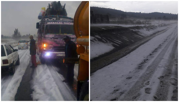 PHOTOS: It Is Snowing In Nyahururu!!!