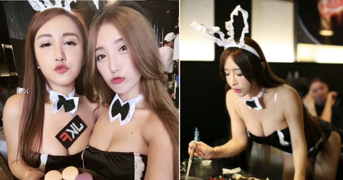 This Restaurant In Taiwan Has Girl Hosts Who Serve In Bunny Costumes