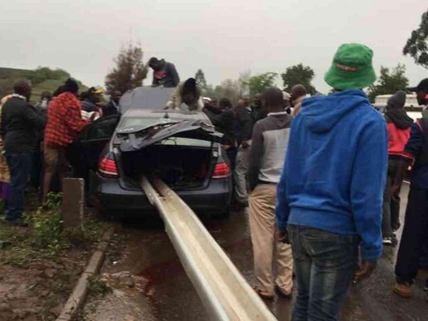 PHOTOS: Nyeri Governor Involved In Horrible Road Accident